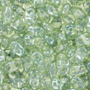 Matubo MiniDuo Perlen 4x2.5mm Luster - transparent light green